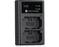 Chargeur FirstPower adapté aux Batteries FZ100 pour Caméras Sony - Adapté aux Caméras système