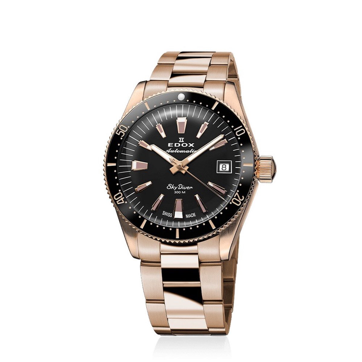 EDOX Skydiver Automatic Lady 80131-37RNM-NI vrouwen horloge