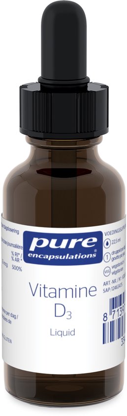 Pure Encapsulations Vitamine D3 Liquid | D3-behoefte vervullen 22,5 Druppels