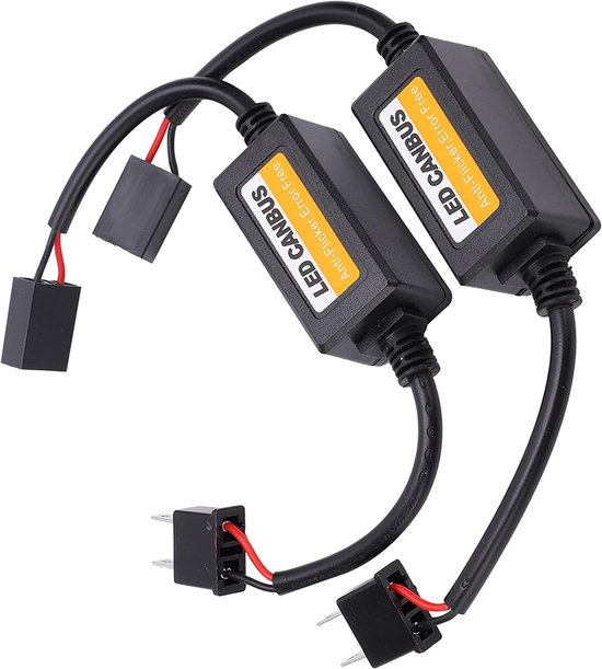 Décodeur LED H1 Décodeur De Phare LED H1/H3/H7, Annuleur Décodeur LED H1 Décodeur De Phare LED H1/H3/H7, Annuleur