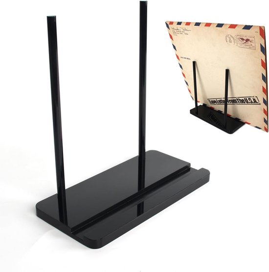 Record Opslag CLEAR VINYL RECORD STAND HOUDER for DESKTOP ALBUM OPSLAG, ACRYLIC VINYL RECORD SHELP DISPLAY 50 LPS Office-Bestanden Organizer Plank
