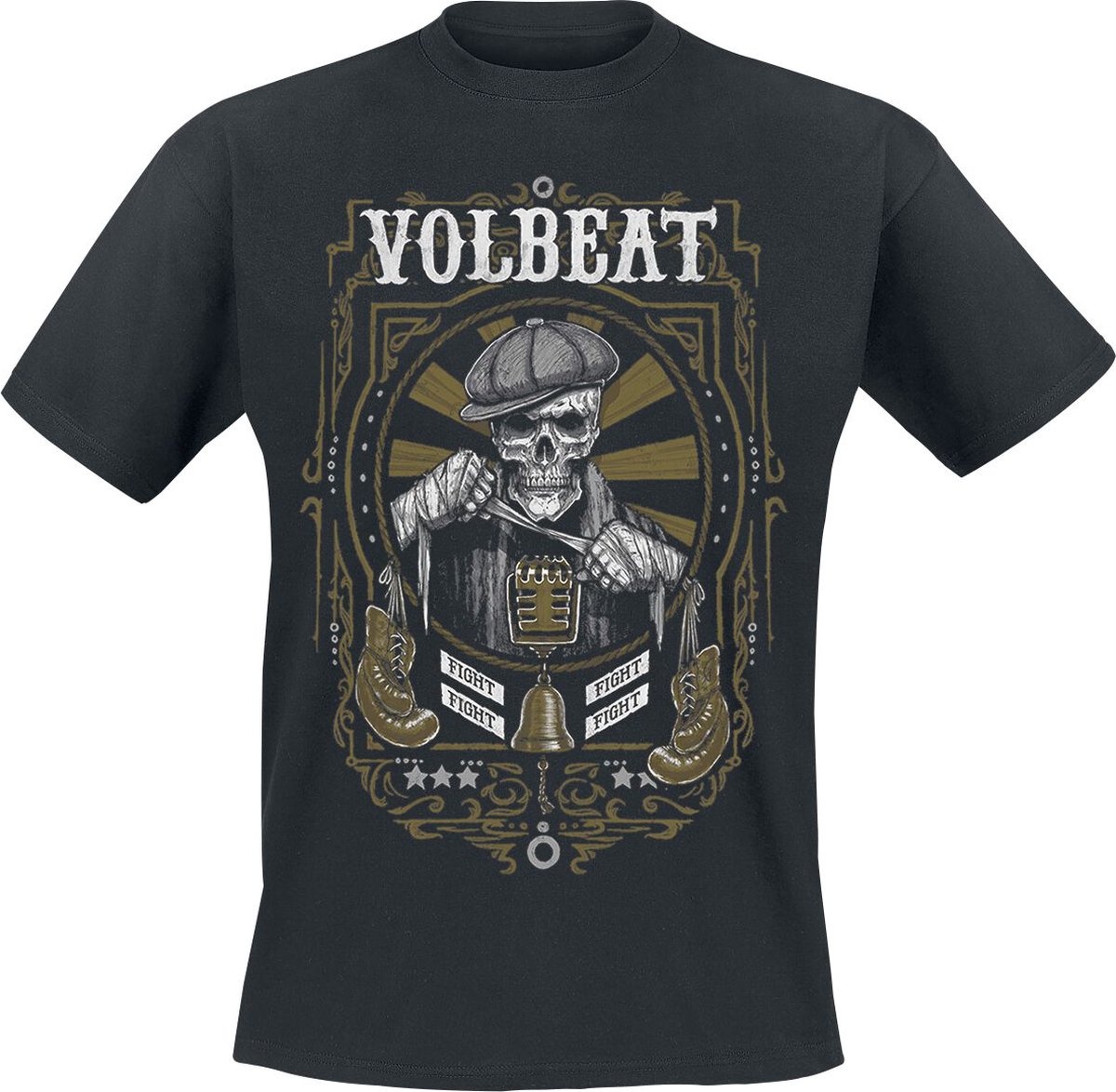 Volbeat Fight Heren T-shirt - zwart - L