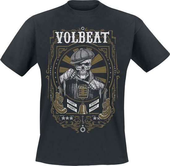Volbeat Fight Heren T-shirt - zwart - L