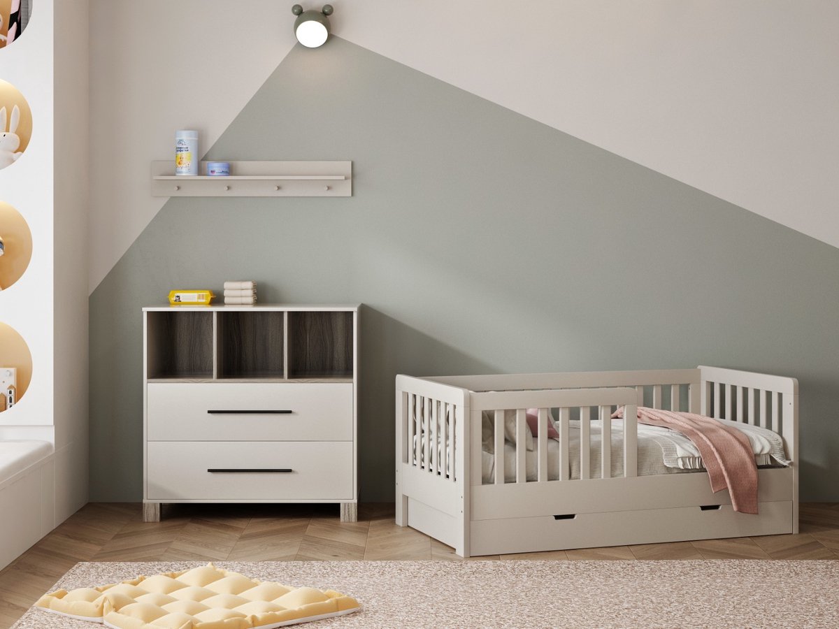 Born Lucky Peuterkamer Met Lade Joan Clay met Commode Geneve – Geschikt vanaf 2 Jaar