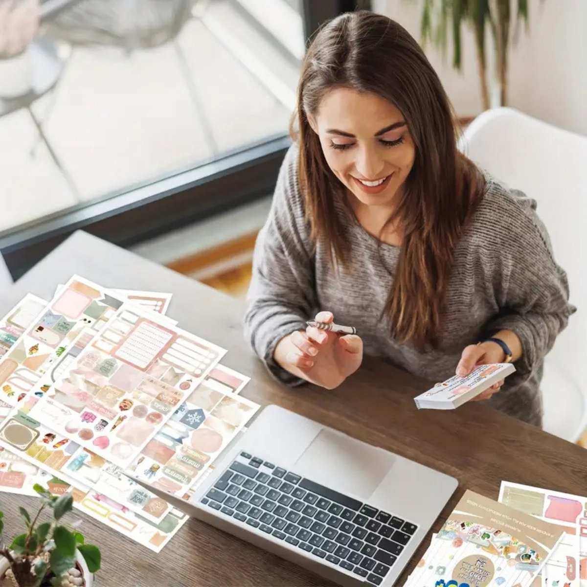 Planner & Bullet Journal Stickers met Motivatie & Inspiratie Quotes - 1700+ Stickerboekje voor Agenda, Dagboek & Kalender — afbeelding 2