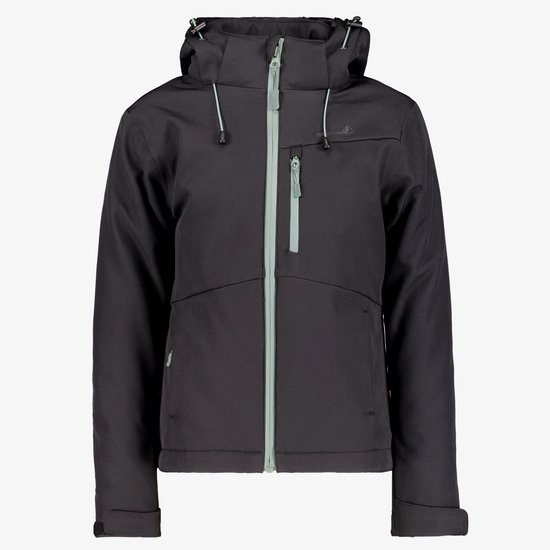 Mountain Peak gevoerde kinder softshell jas zwart Maat 122/128 bol