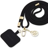 GUESS GUOUCNMG4EK CORDON CBDY UNIVERSEL CEINTURE BLACK /NYLON BLACK 4G CHARM EN MÉTAL