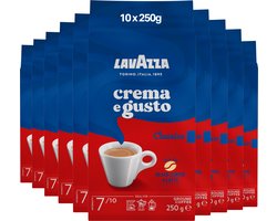 Café filtre Lavazza Crema e Gusto 250 grammes - 8 pièces