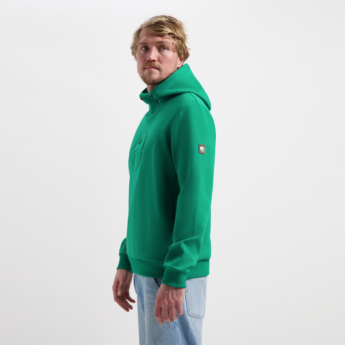 Travelin' Ivar Heren - Outdoortrui - Hoodie - Donkergroen