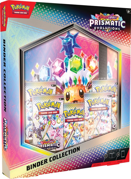 Pokémon Scarlet & Violet – SV08.5 – Prismatic Evolutions – Binder Collection