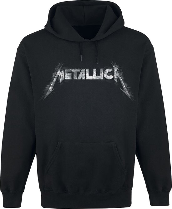 Metallica Spiked Logo Heren Trui met capuchon - zwart - M