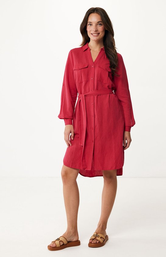 Grace lange linnen jurk voor dames