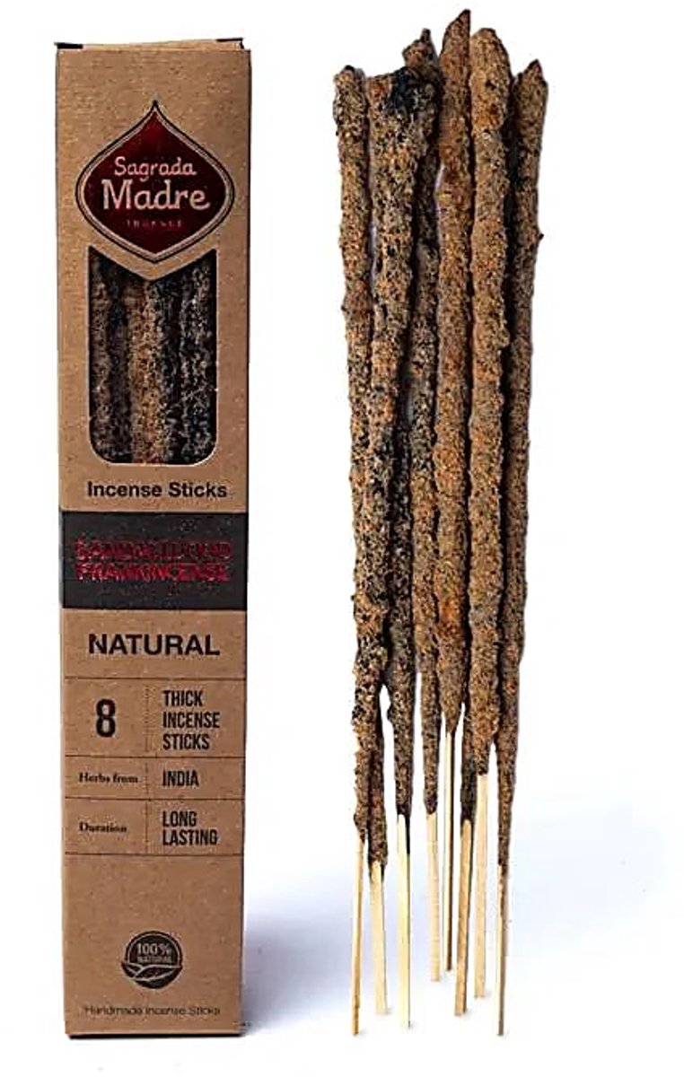 Sagrada Madre - sandelhout en frankincense - wierook - geurstokjes - 1 doosje