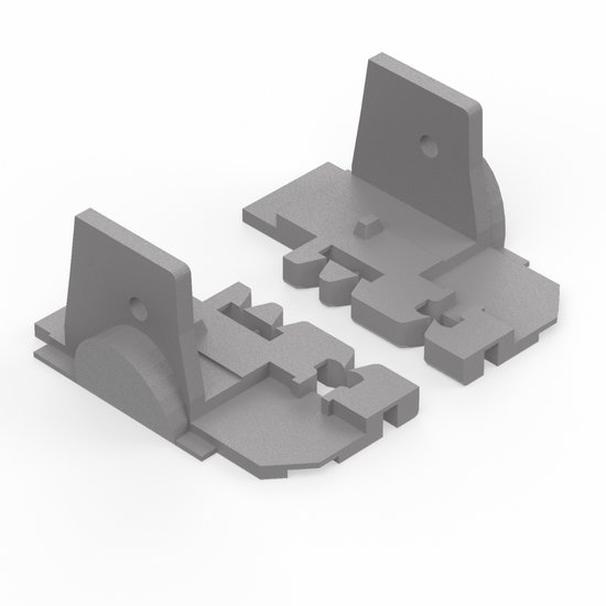 tjparts Eindkappen geschikt voor Velux bedieningsrails 2-pack