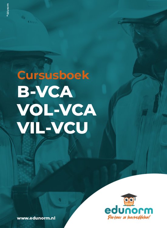 VCA cursusboek (B-VCA, VCA-VOL en VIL-VCU) - cover