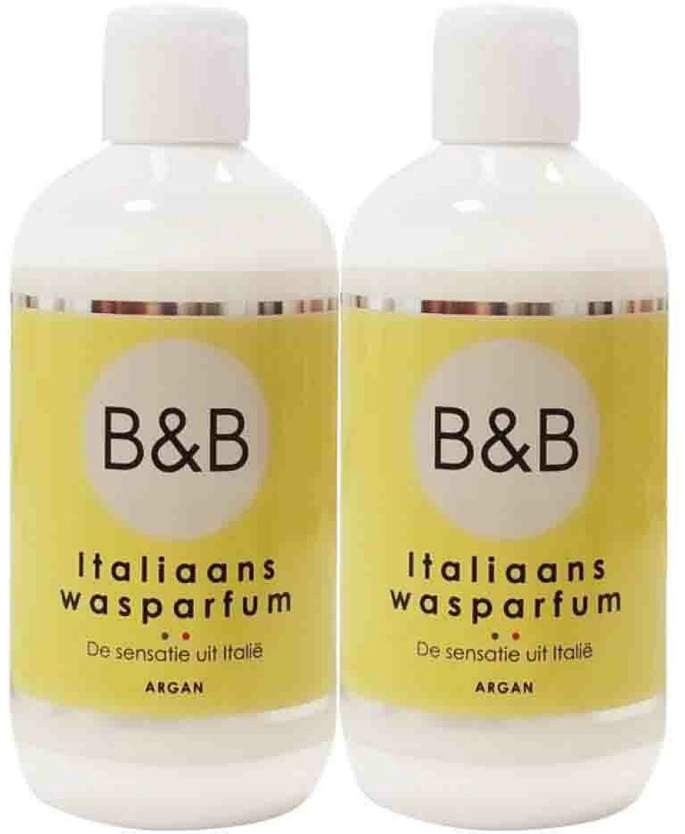 B&B Italiaanse Wasparfum Argan - 2 x 250 ml - Voordeelverpakking
