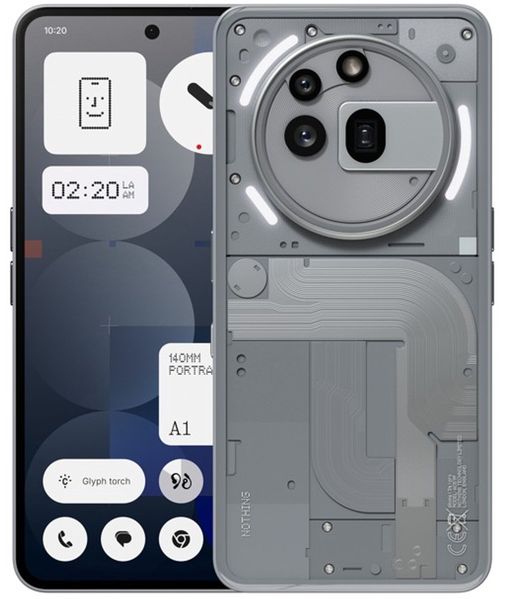 Nothing Phone (3a) Pro 12/256GB Grijs