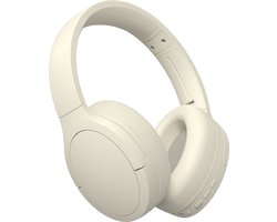Volkano - Over Ear Koptelefoon Draadloos - Draadloze Headset met Microfoon - Bluetooth 5.3 - 60 Uur Batterij - Inklapbaar - ENC Kristalheldere Gesprekken - Bluetooth Headset – Wit