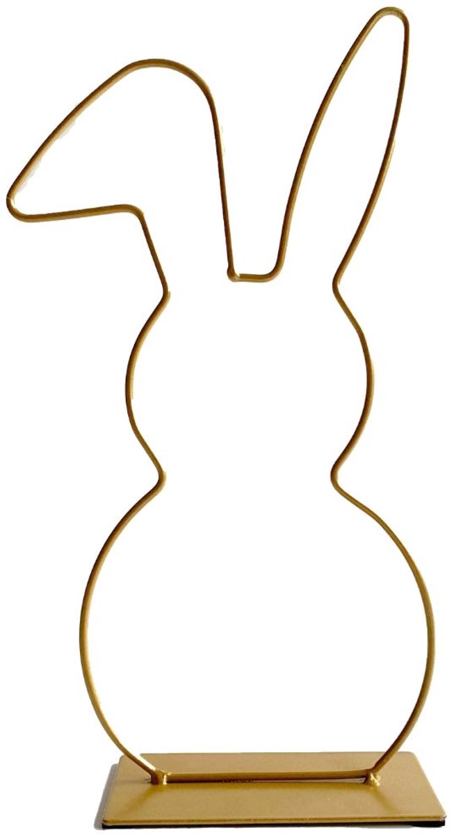 Paashaas – Metaal goud