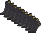 CAT Enkelsokken Heren Work Sneakers 9-paar Korte Werksokken Antraciet - Maat 47-50