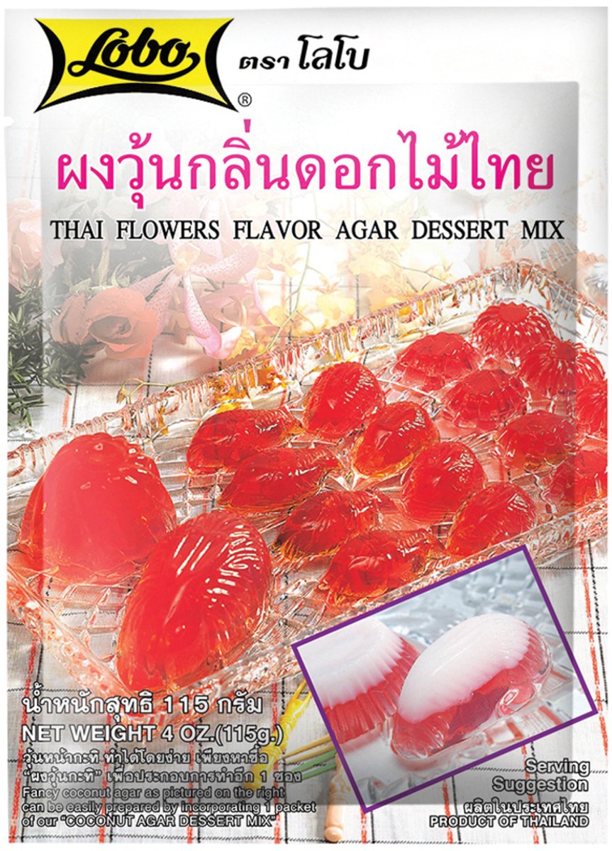 Lobo Bloemen Agar Dessertmix 12 x 115 g