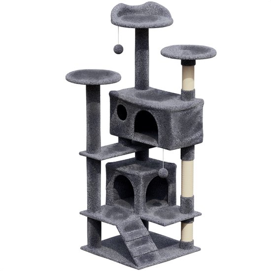 Avalo Krabpaal Voor Katten Met 7 Niveaus - 137x50x50 CM