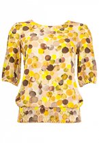 T-shirt NED Capro 1 2 SS Aspect Lin 25s2 Jl043 03 31 Moonlight Femme Taille - S