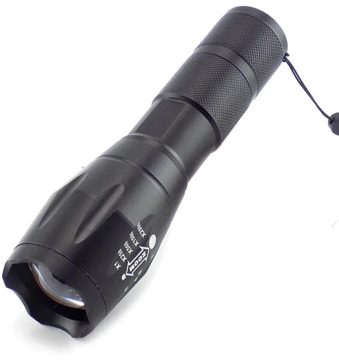 Dicadore - Militaire Zaklamp- 2 Stuks LED Zaklamp - 2000 Lumen - Noodpakket - Wit Licht- licht gewicht - Militaire zaklamp - LED zaklamp - Inzoombaar