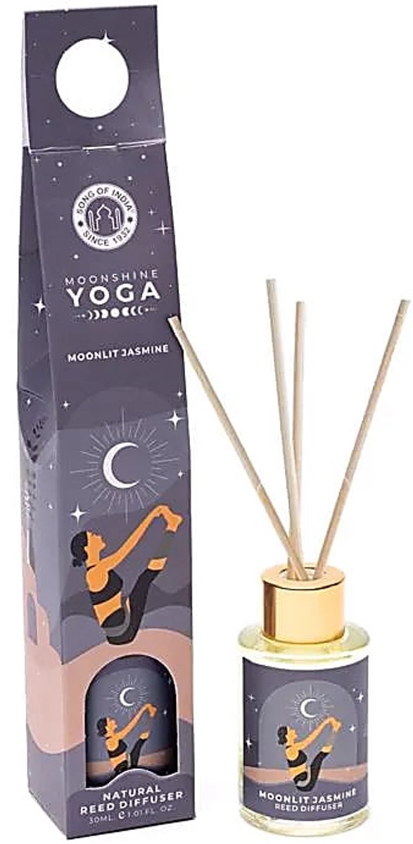 Phoenix Import Mani Bhadra Moonshine Yoga geurstokjes moonlit jasmine transparant