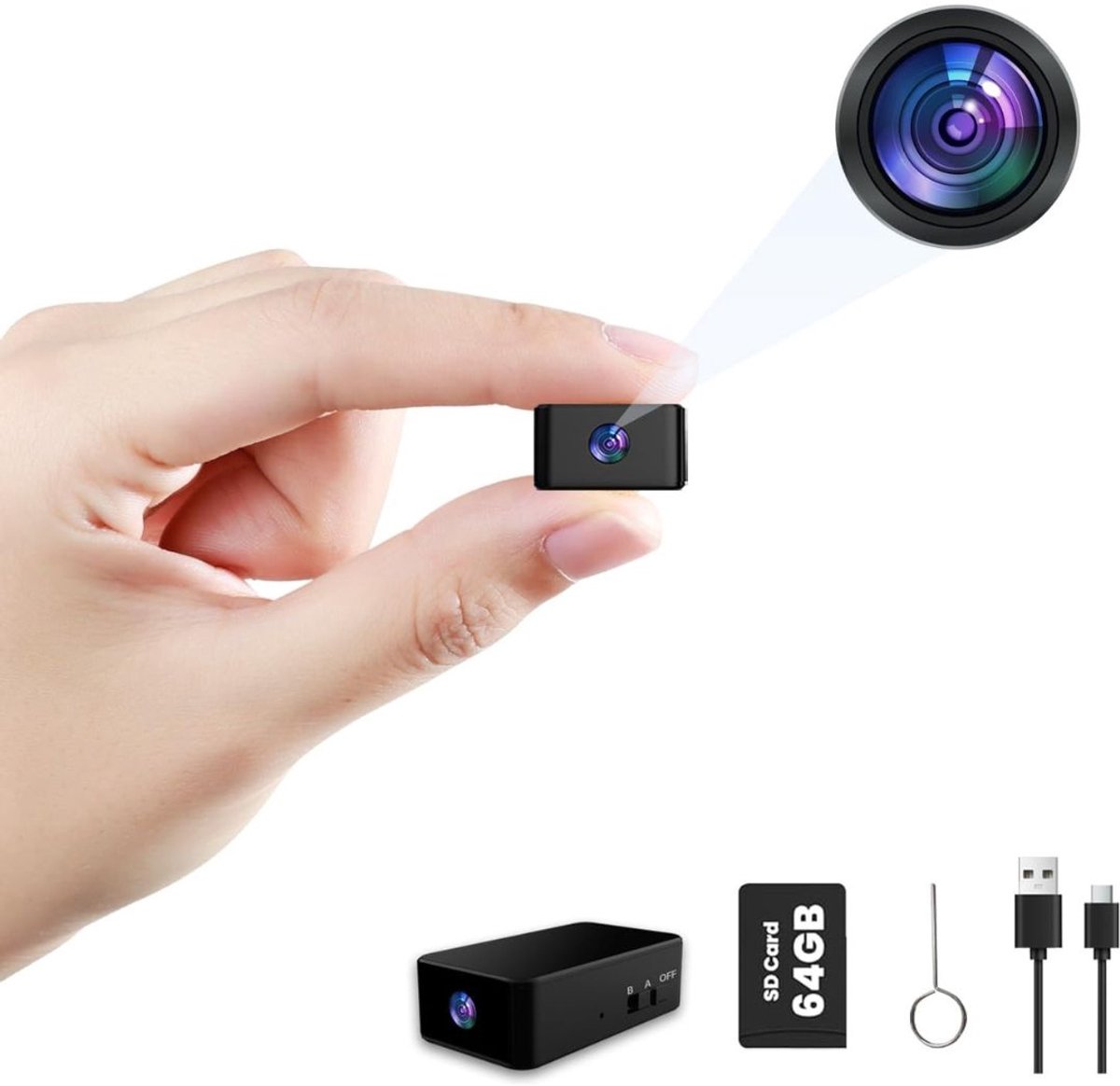 VELTRR® Spy Camera - Verborgen Beveiligingscamera - Recorder