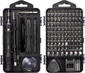 BOTC Precisie Schroevendraaierset Magnetisch - 122 Delige - Gereedschapset- Schroevendraaiers klein - Zwart
