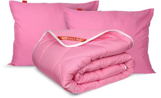 Dekbed 160x200 cm het hele jaar door anti-allergeen microvezel roze Dekbed 160x200 cm het hele jaar door anti-allergeen microvezel roze