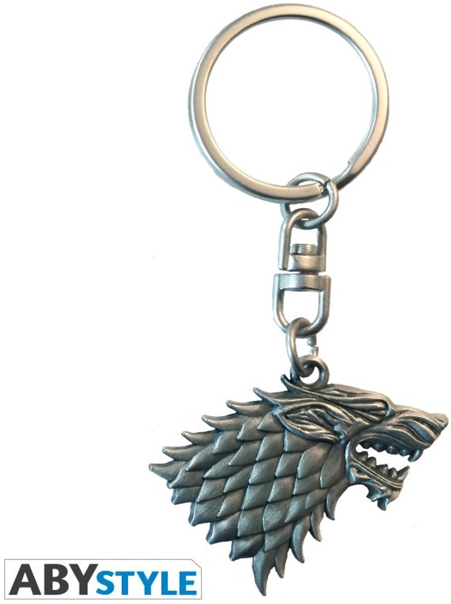 Game of Thrones Stark Metalen Sleutelhanger