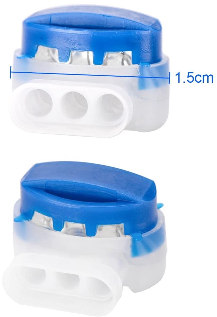 Afbeelding 2 van 10 st. Draad verbinders voor perimeterdraad | Universeel | Gel connector | Robotmaaier | Reparatieset
