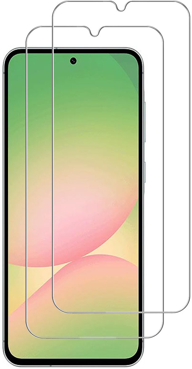 Screenprotectors geschikt voor Samsung Galaxy A56 - gehard Glas Tempered Glass – 2 Stuks