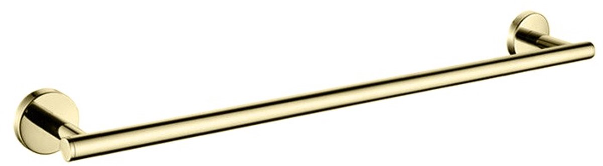 Profielenloods - Handdoekhouder glans goud - Monteren met schroeven