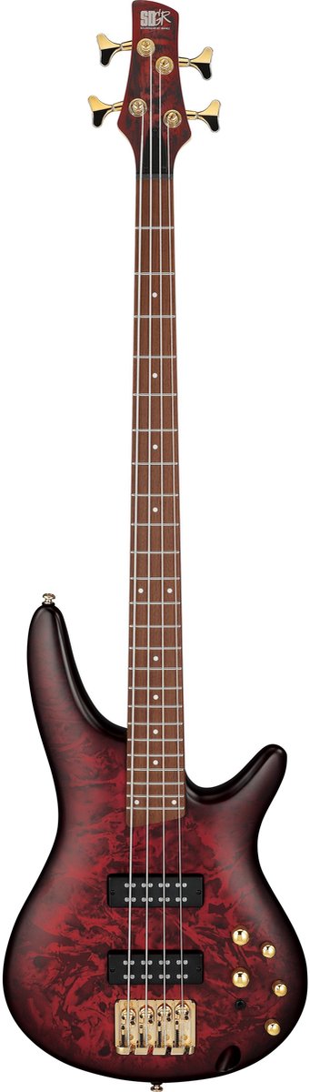 Ibanez Standard SR300EDX-WZM Wine Red Frozen Matte - Elektrische basgitaar