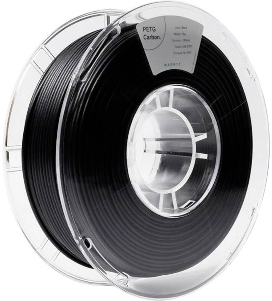 Maertz PMMA-1020-002 PMMA-1020-002 Filament PETG Carbon Chemisch bestendig, Hittebestendig 2.85 mm 1000 g Zwart 1 stuk(