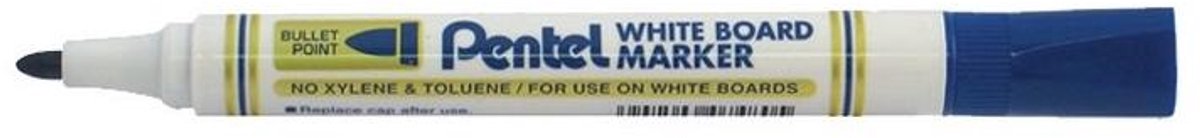 Pentel whiteboardmarker MW85, blauw 12 stuks
