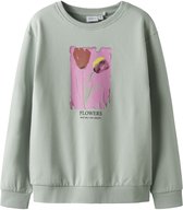 Sweat-shirt d'été Name it pour fille - bleu gris - Nkffatama