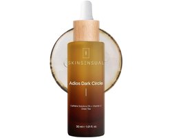 Skin Sensual - Adios Dark Circle, Verzorgende Oogcontour Serum, Verminderen van Fijne Lijntjes, Donkere Kringen en Wallen, Bevat Cafeïne-oplossingen 5%, Vitamine C en Groene Thee, Hydraterende oogcontour - 30 ml