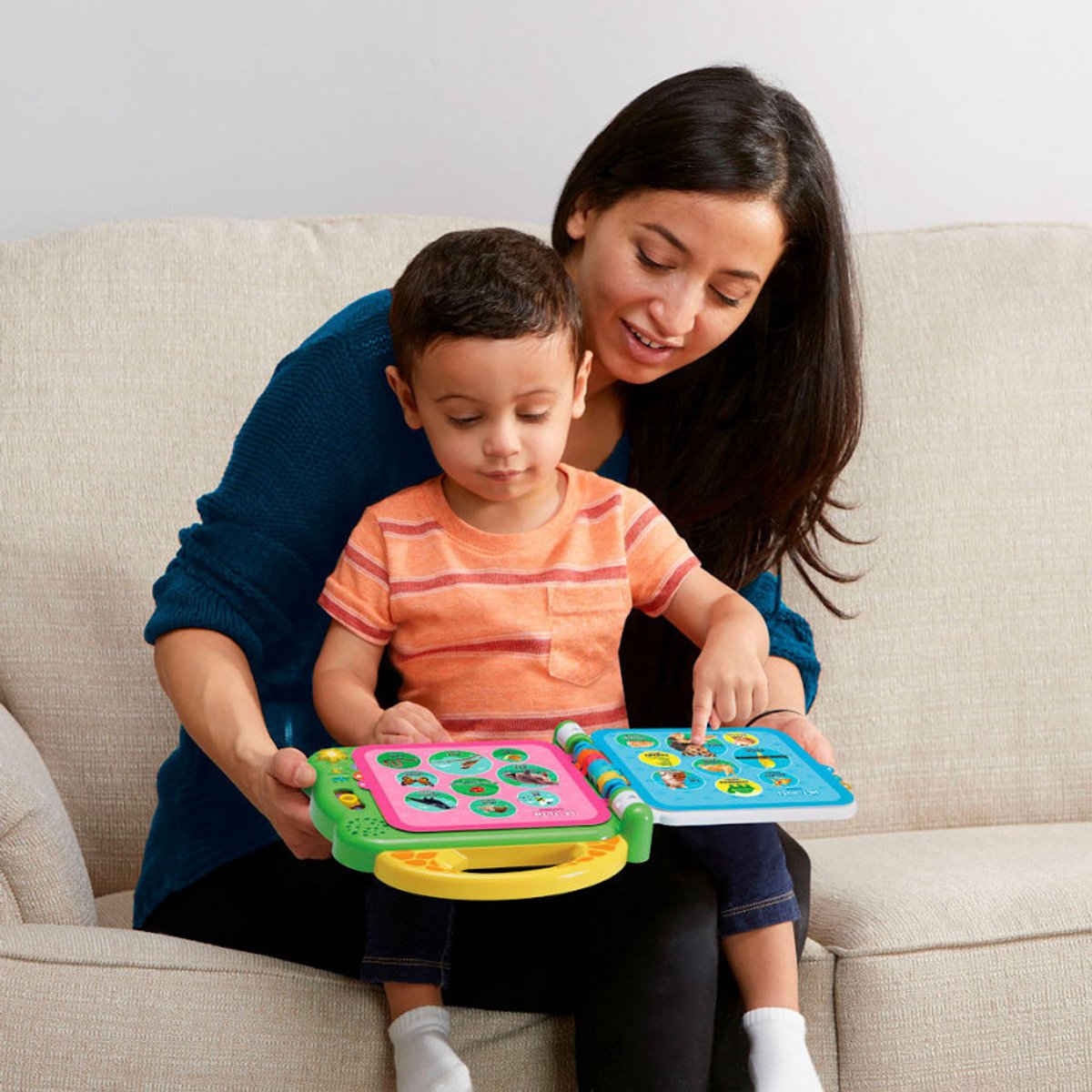 VTech Baby Mijn Eerste 100 Woordjes Boek Dieren - Educatief Babyspeelgoed - Woordjes Leren - Lezen en Geluiden - Cadeau - Baby Speelgoed 1.5 tot 4 Jaar — afbeelding 6