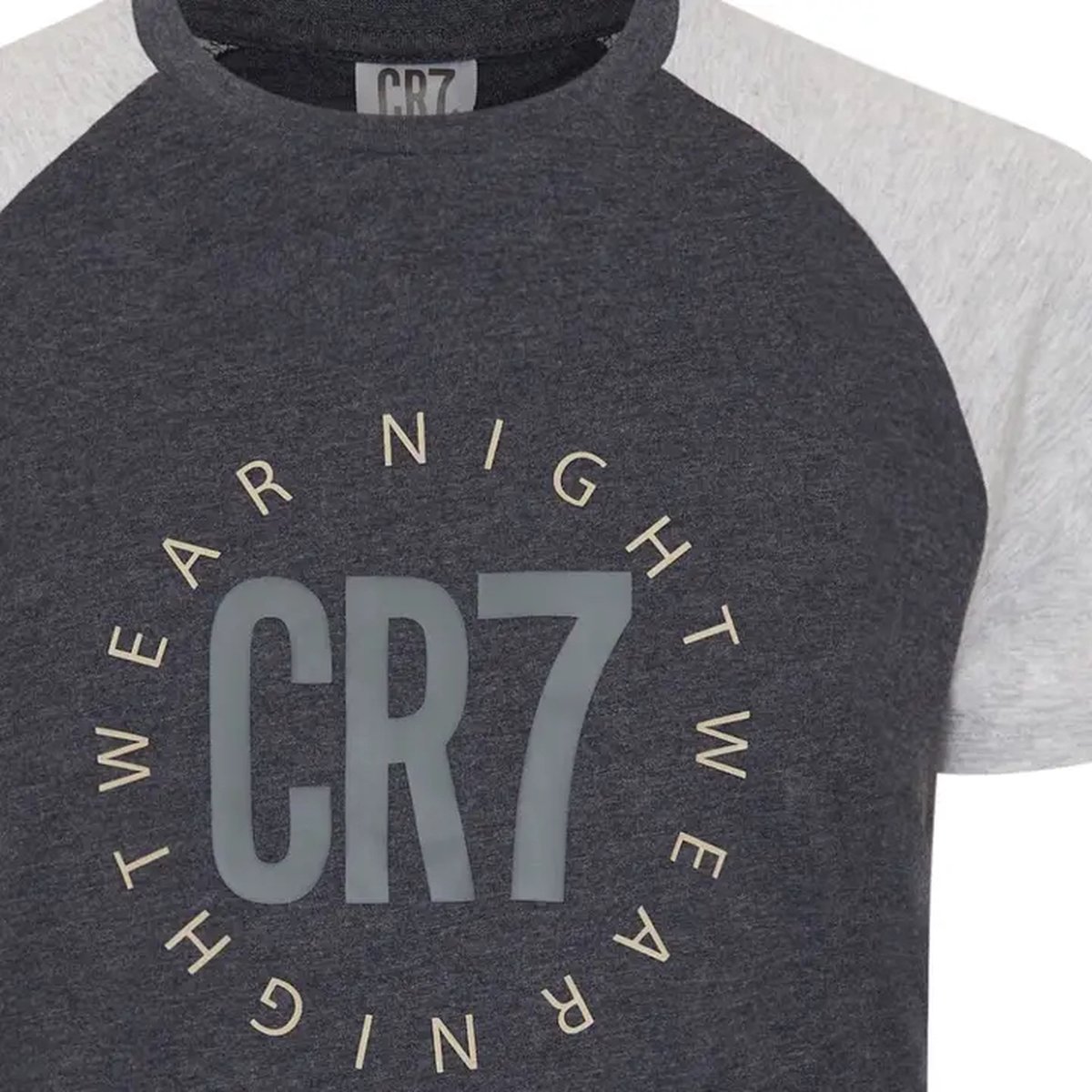 CR7 Korte Herenpyjama – Donker & Gemengd Grijs