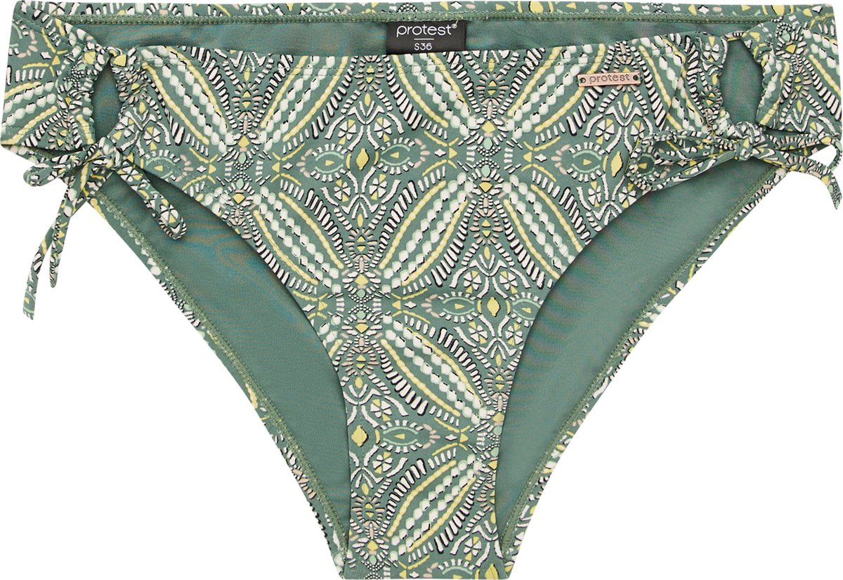 Protest Mixcabelau – Bikini broekje Dames – Normale pasvorm – Mix & Match Groen