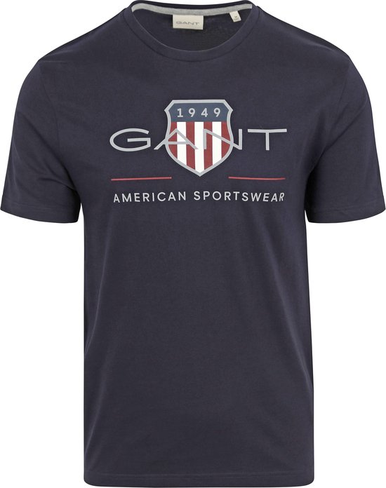 Gant Archive Shield T-shirt à manches courtes Regular Fit Blauw M Homme