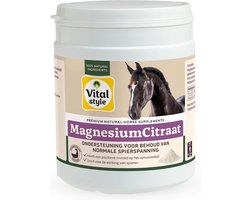 VITALstyle Magnesium Citraat - Paarden Supplement - Dé Ondersteuning Van De Spierfunctie - 500 g