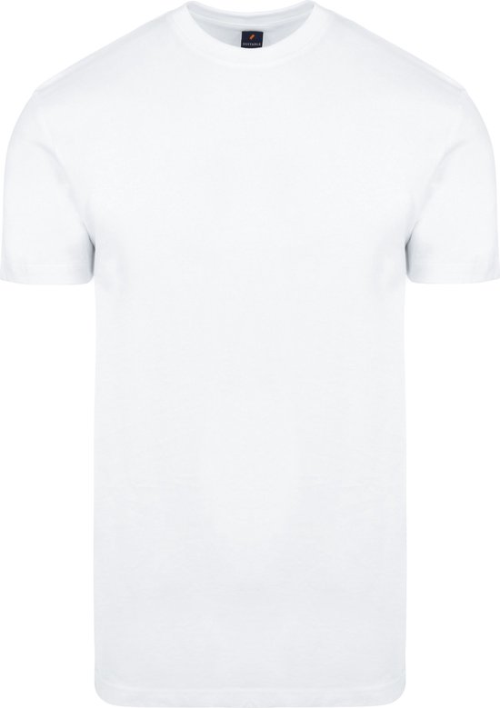 Adapté - T-Shirt Obra 2-Pack Wit - XL - Coupe régulière