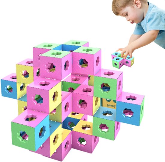 Houten Educatieve Kubus – Spel & Blokken met korting