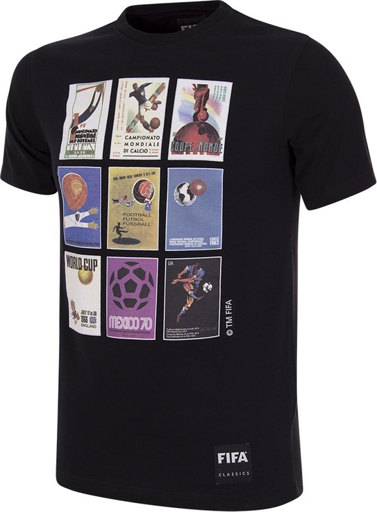 Foto: Copa world cup collage poster t shirt mannen zwart m