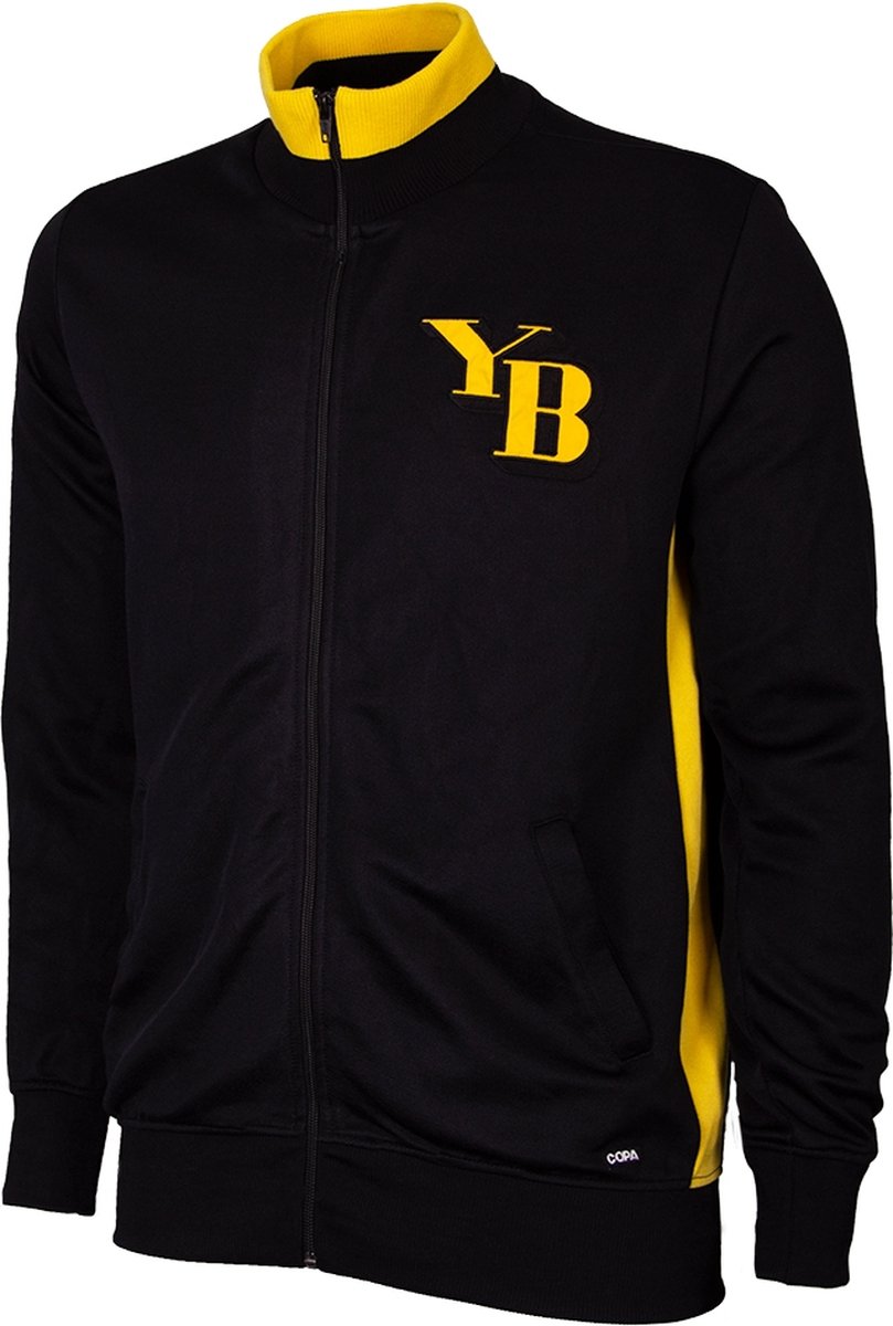 COPA - BSC Young Boys 1970 Retro Voetbalvest - Heren - Zwart - S